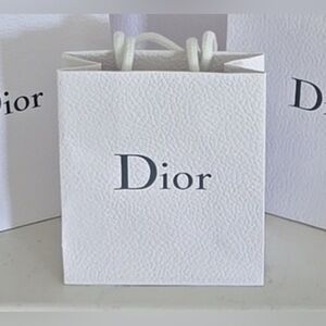 Dior Store Gift White Bag